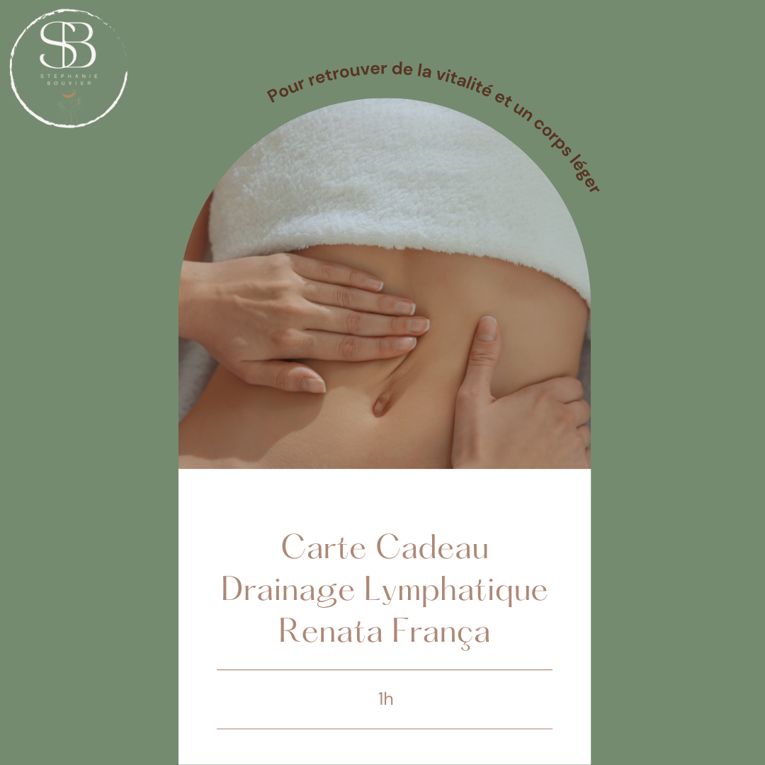 Carte cadeau - Drainage lymphatique Renata França - 1H